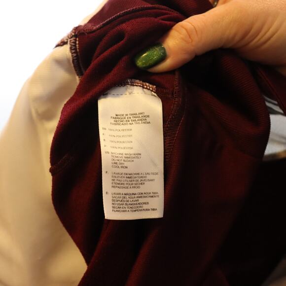 Adidas Climalite Scorch Track Jacket White Maroon Size XL - Picture 4 of 4